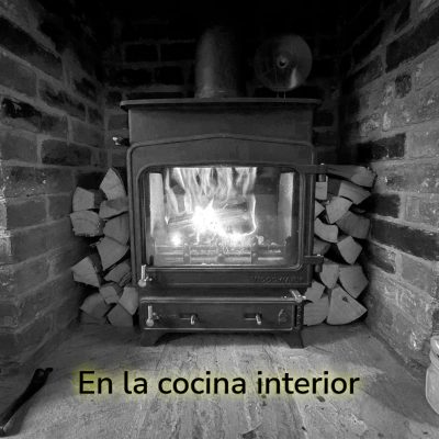 En la cocina interior