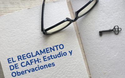 EL REGLAMENTO DE CAFH: Estudio y Obervaciones